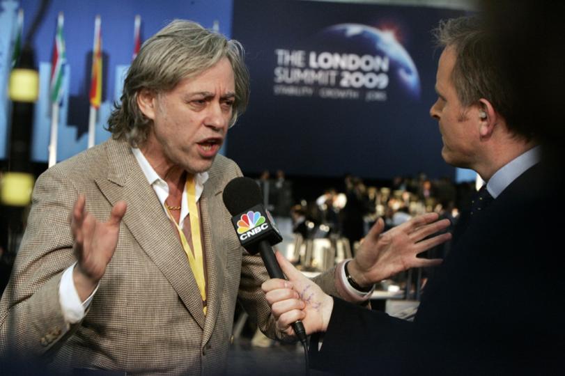Bob Geldof at London Summit