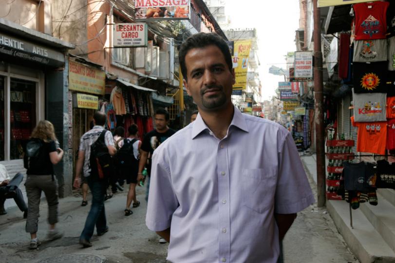 Sunil Babu Pant in Thamel