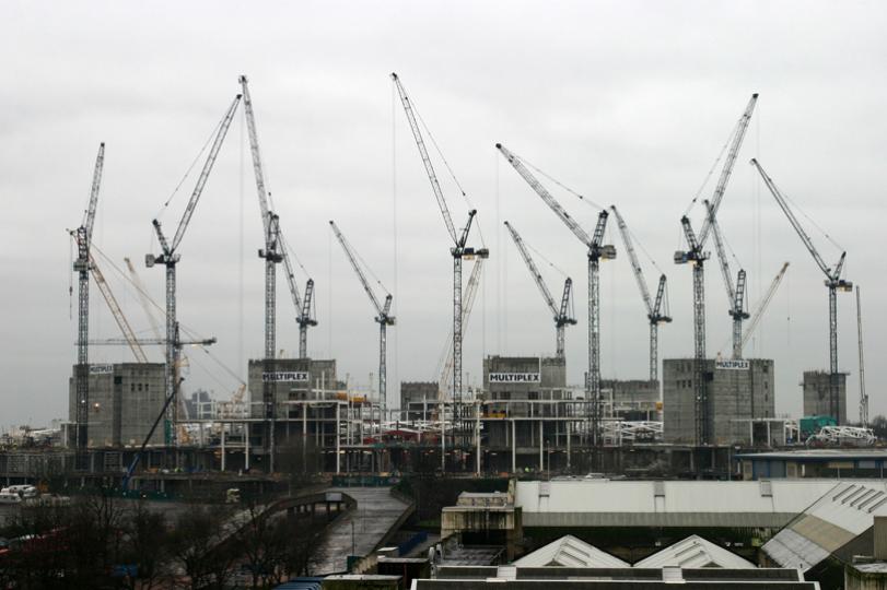 Wembley Stadium under construction 23Jan04