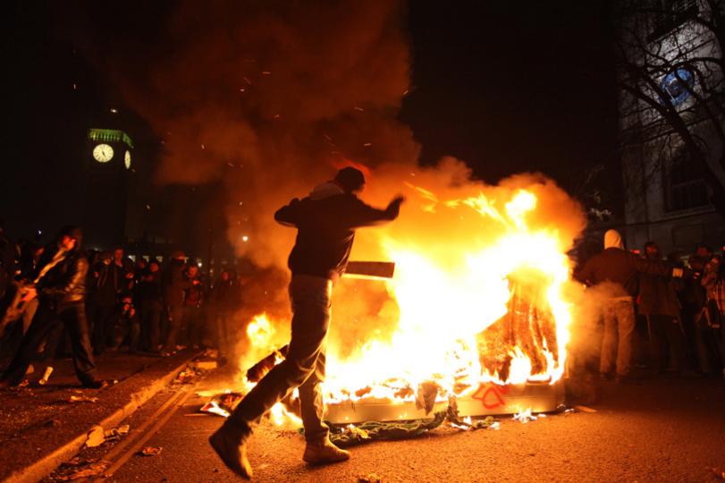 student fees at Parliament Sq 9Dec10